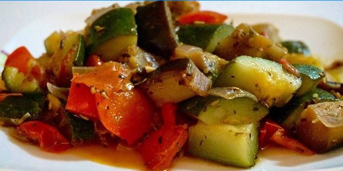 Ragoût de légumes poêlé