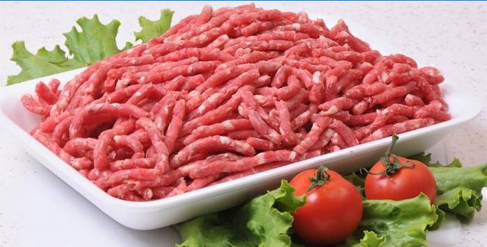 Un mélange de boeuf et de porc