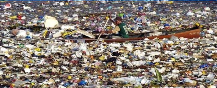 Île Trash dans le Pacifique