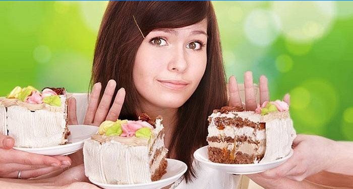 Refus de farine et aliments sucrés