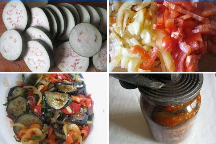 Salade d'aubergines pour l'hiver