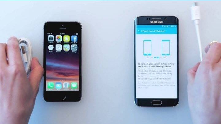 Apple iPhone et Samsung