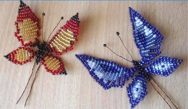 Papillons perlés