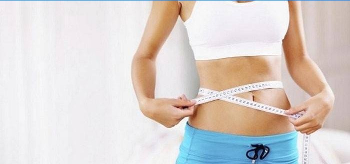 La fille a perdu 3 kg