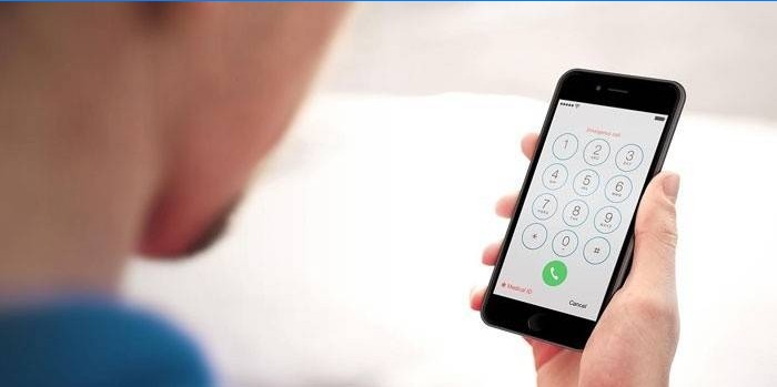Composer un numéro sur le téléphone