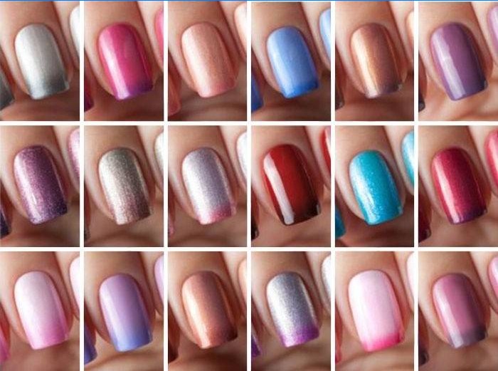 Vernis à ongles thermique
