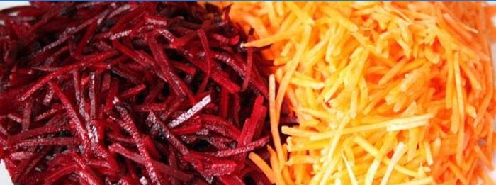 Betteraves aux carottes