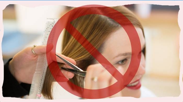 Interdiction de coupe de cheveux