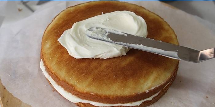 Étalement du gâteau