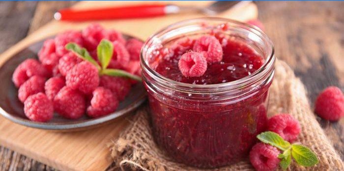 vin de confiture de framboise