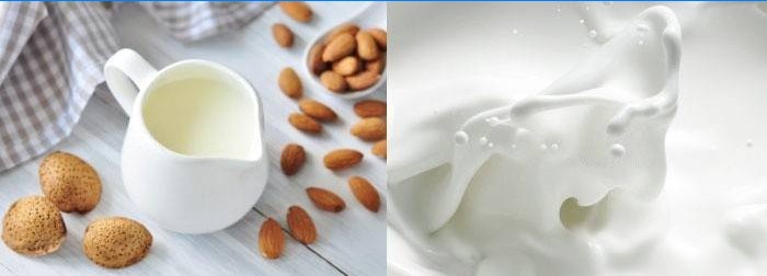 Lait et noix