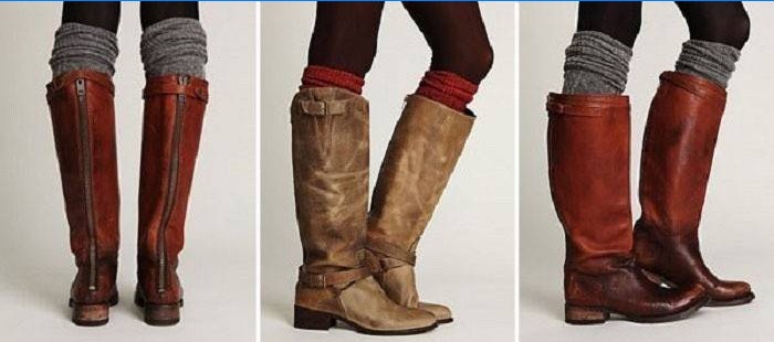 Bottes et chaussettes d'équitation