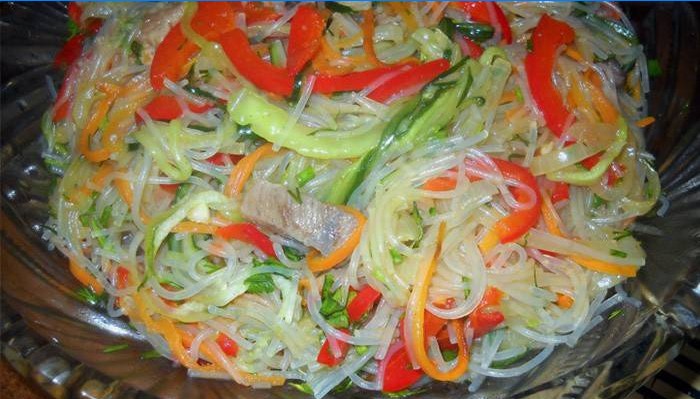 Salade Funchose et Légumes