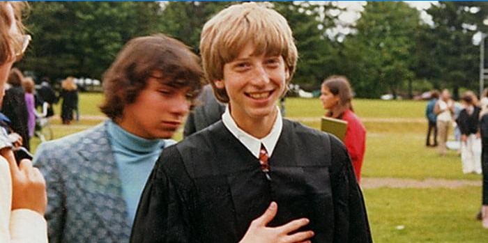 Bill Gates dans sa jeunesse