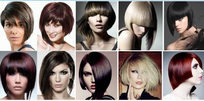 Coupes de cheveux asymétriques