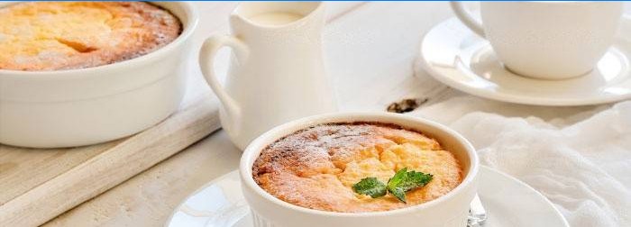 Dessert au Curd Souffle