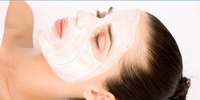 Masque facial à la vitamine E