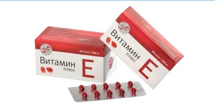 Capsules de vitamine E