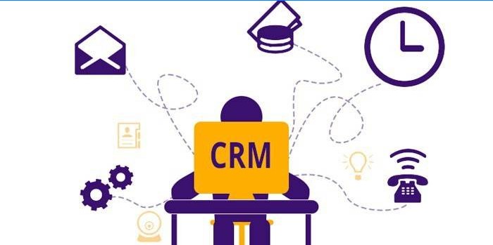 Principe schématique du système CRM