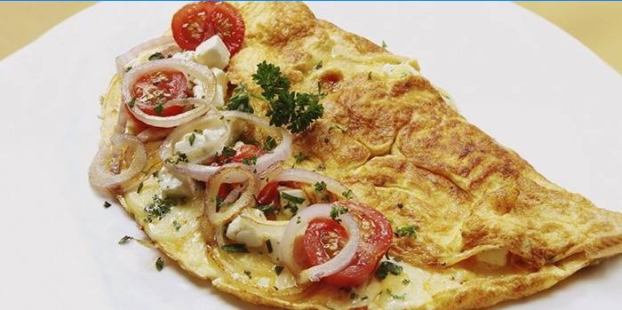 Omelette Tomate Minceur