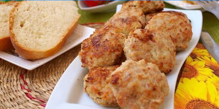 Escalopes de viande hachée