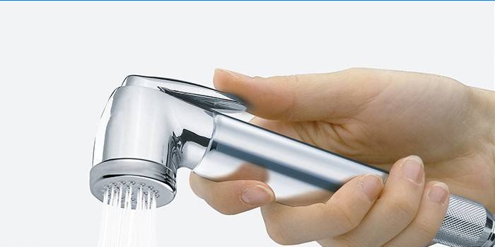 Douche hygiénique à la main