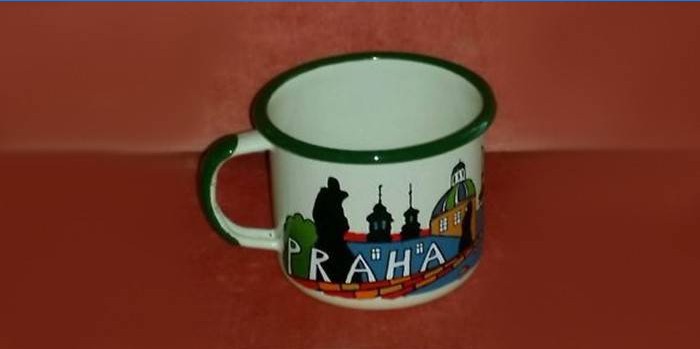 Tasse d'un diamètre de 8 cm, Smaltum, République tchèque