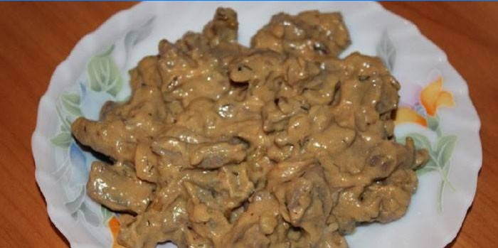 Stroganoff foie cuit