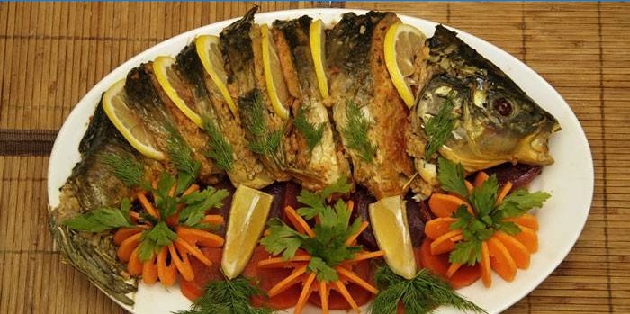 Carpe aux légumes