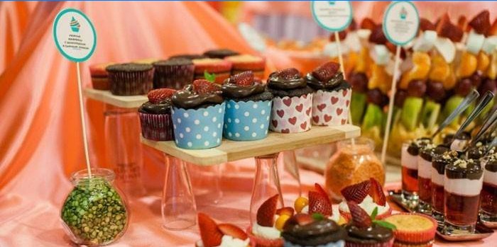 Candy bar lors de l'événement