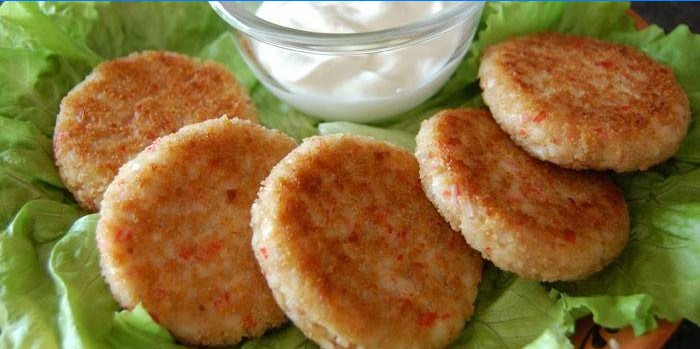Escalopes de crabe