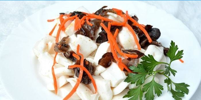 Salade de shiitake coréen