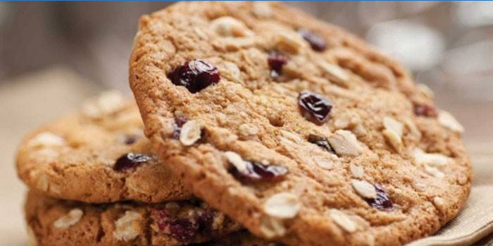 Biscuits maison à l'avoine et aux raisins secs