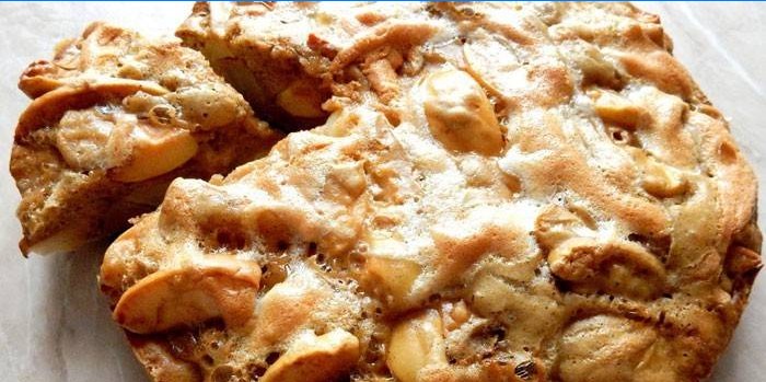 Tarte aux pommes et à la cannelle