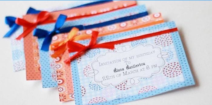 Invitation d'anniversaire pour enfants