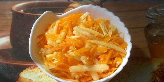 Citrouille, carotte et pomme