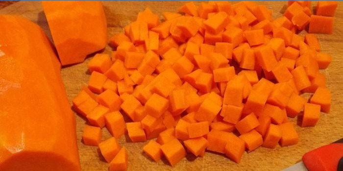 Citrouille en dés