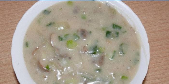 Sauce crémeuse aux champignons