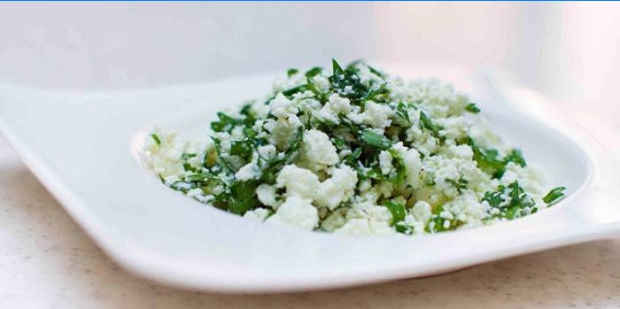 Fromage blanc aux herbes