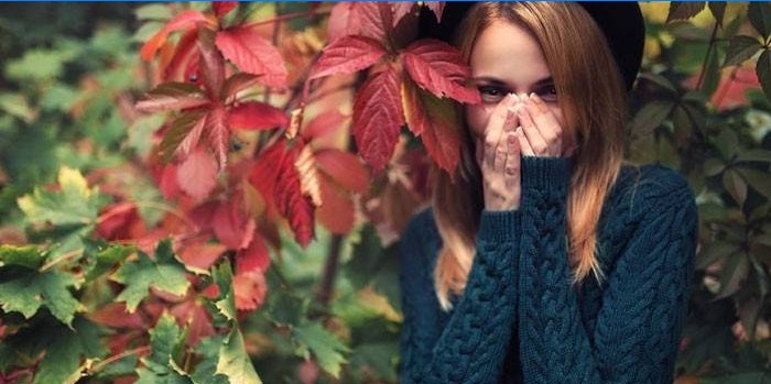 Fille dans la nature
