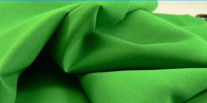 Tissu Gabardine vert