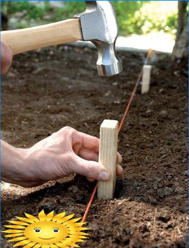 Balisage des allées de jardin