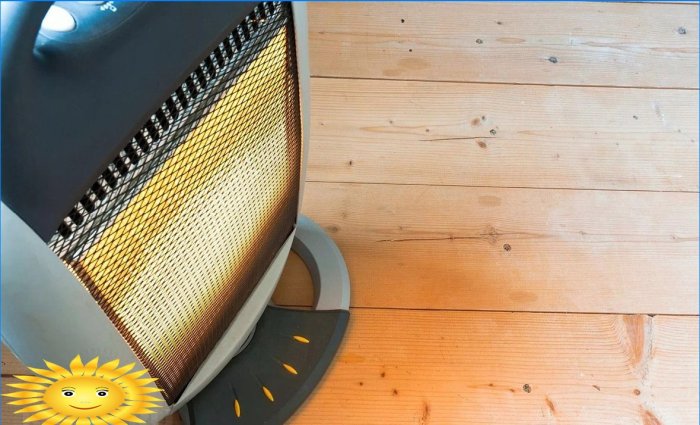 Chauffage infrarouge au sol