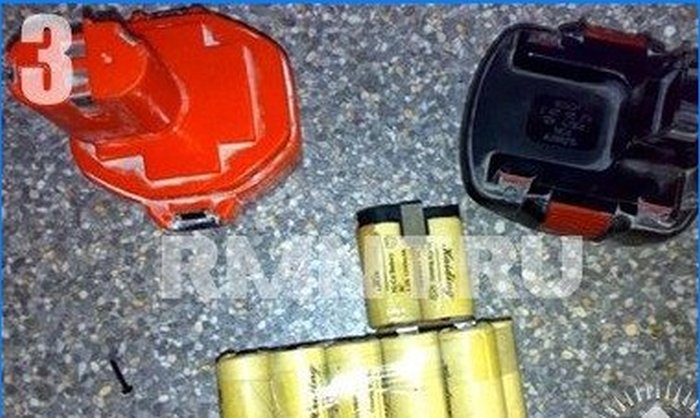 Batteries pour tournevis