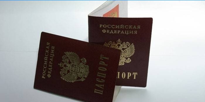 Passeport d'un citoyen de la Russie