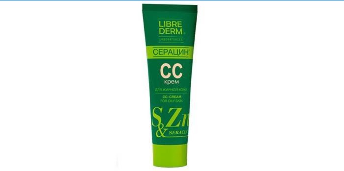 CC-Cream Seracin pour peau grasse par Librederm