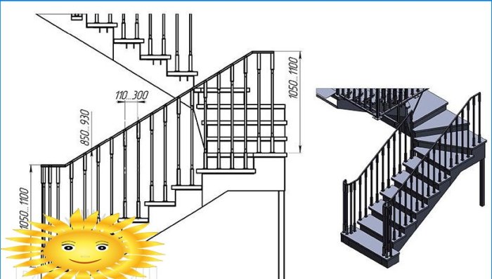 Choisir une clôture pour un escalier droit