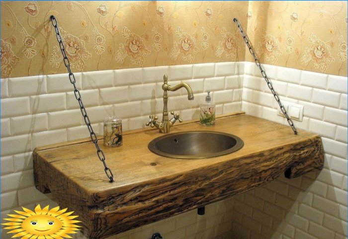 Dessous de verre et meubles de toilette faits maison