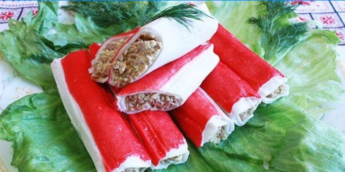 Bâtonnets de morue farcis au foie de morue