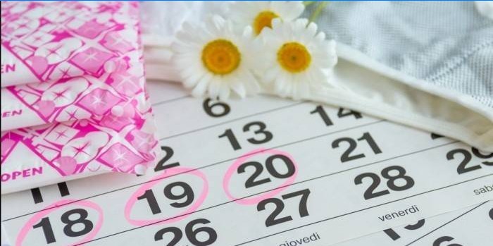 Calendrier mensuel avec jours
